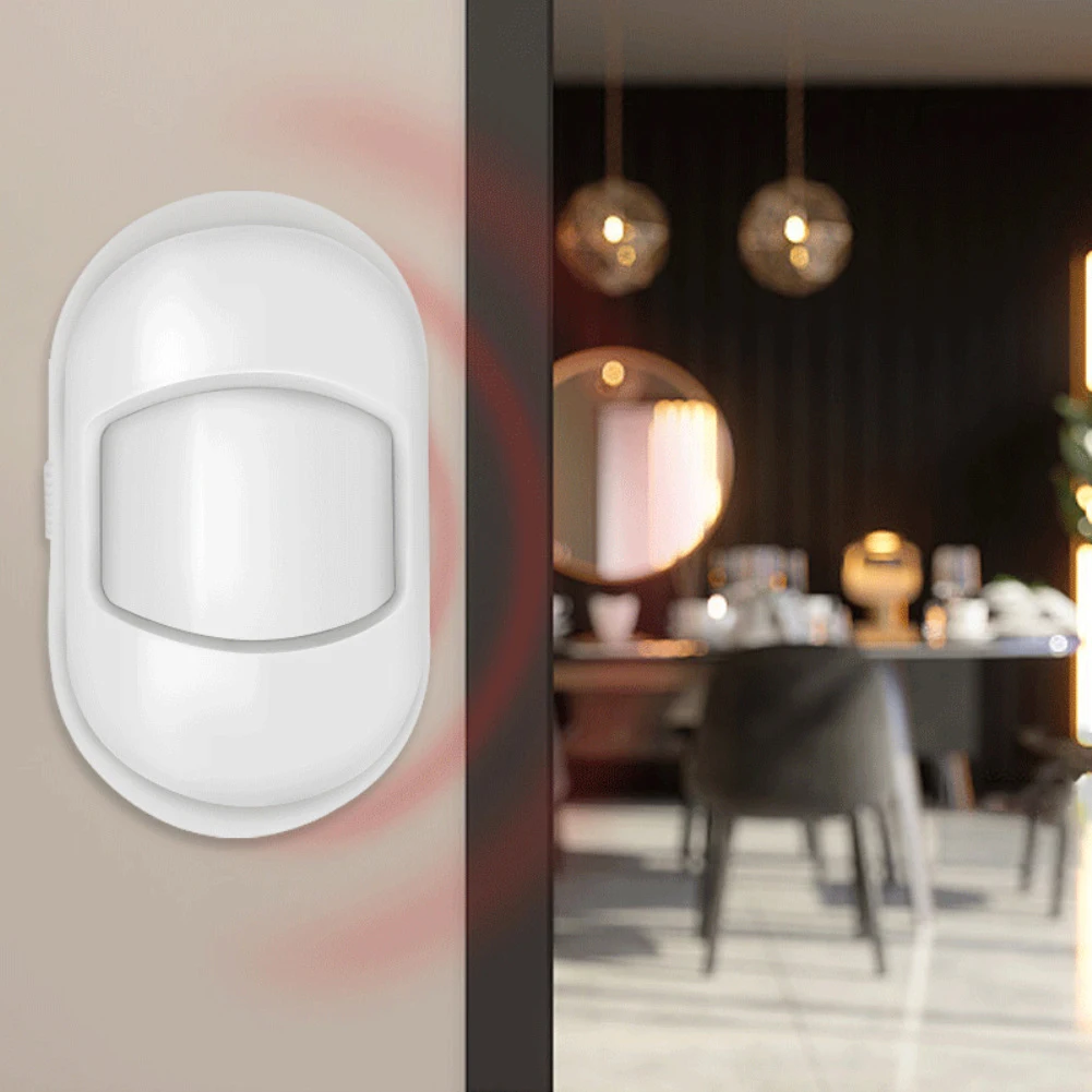 مستشعر حركة جسم الإنسان الذكي كشف 120 درجة تنبيهات في الوقت الحقيقي مستشعر حركة جسم الإنسان يعمل مع موصل زيجبي