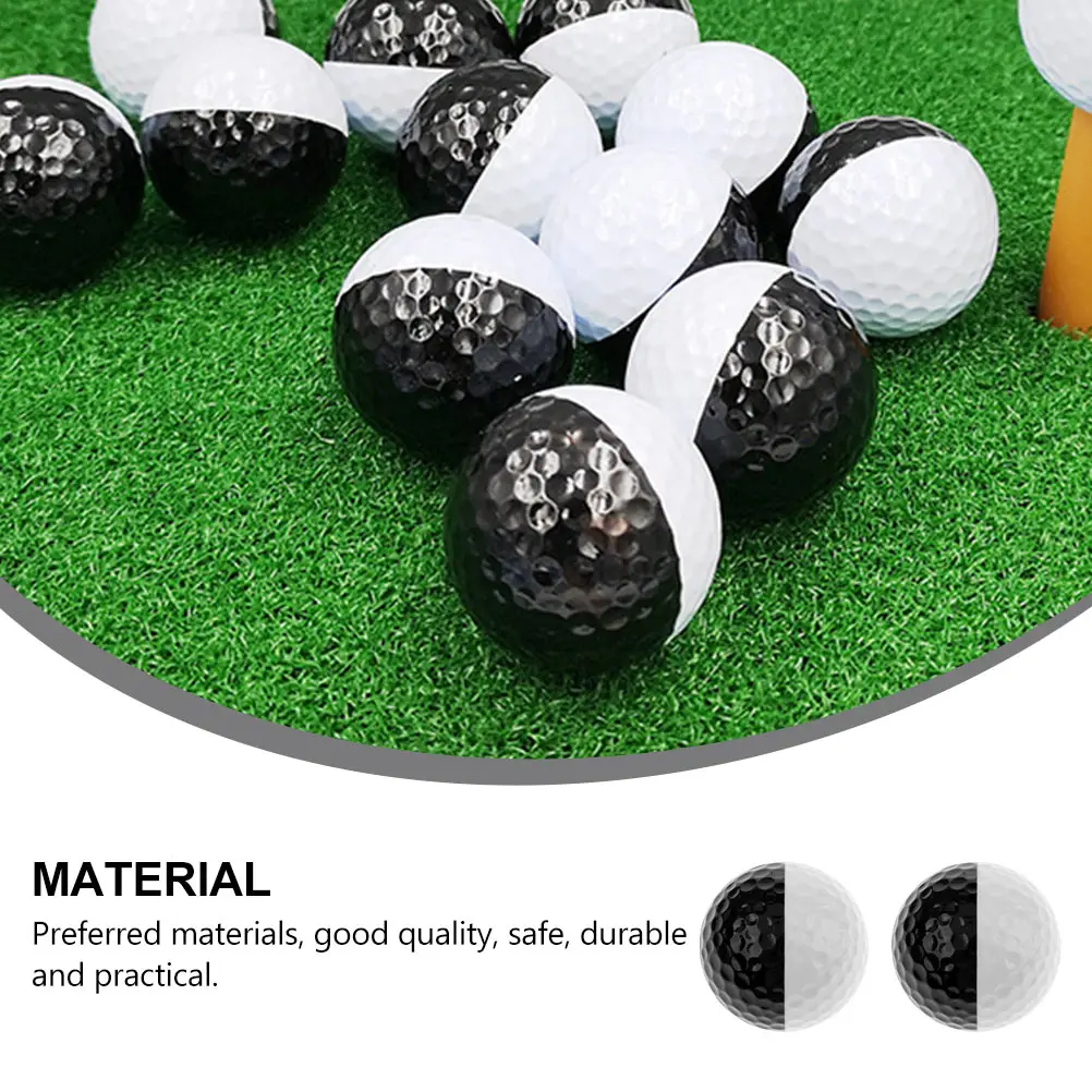 

2 Pcs Training Golf Balls Practice Color Outer Material: Synthetic Resin Travel