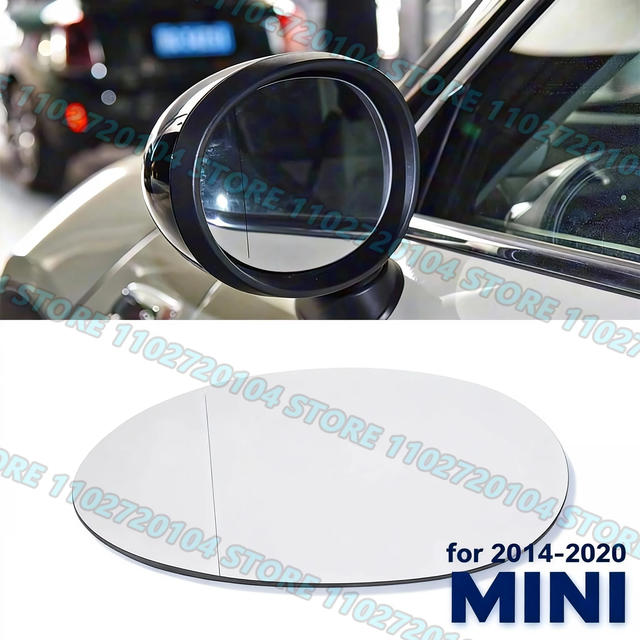 

for BMW MINI 2014-2020 F54 F55 F56 F57 F60 Driver Side Wing Heated Rearview Mirror Glass 51167366039 51167366040