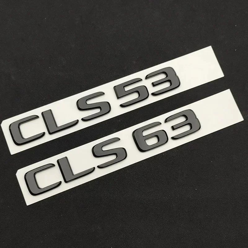 3D ABS Chrome Letters Car Rear Trunk Badge Sticker for Mercedes CLS 53 63 AMG W218 W219 CLS53 CLS63 Emblem Logo Auto Accessories