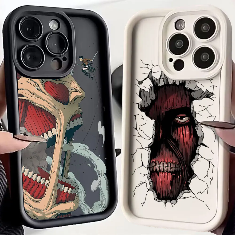 Anime Attack On Titan Phone Case for Huawei P40 P50 Mate 30 40 Nova 7 9 10 Honor 200 X7 X9 90 50 Pro 4G 5G Soft TPU Back Cover