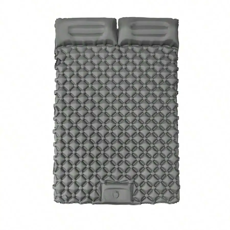 2-Person Self-Inflating Sleeping Pad With Foot Pump, Suitable For Backpacking, Hiking, Camping, Tents, Portable Camping Mat