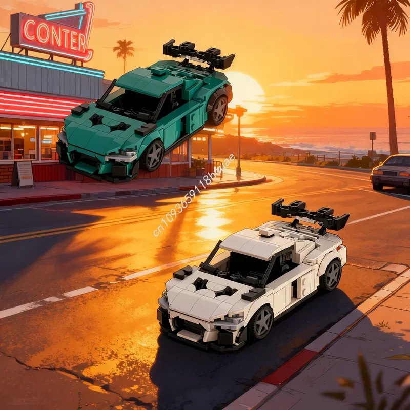 

379pcs MOC ABT XGT Audiee White City Champions Model Building toy blocks DIY creative Christmas gift Education Brick Birthday