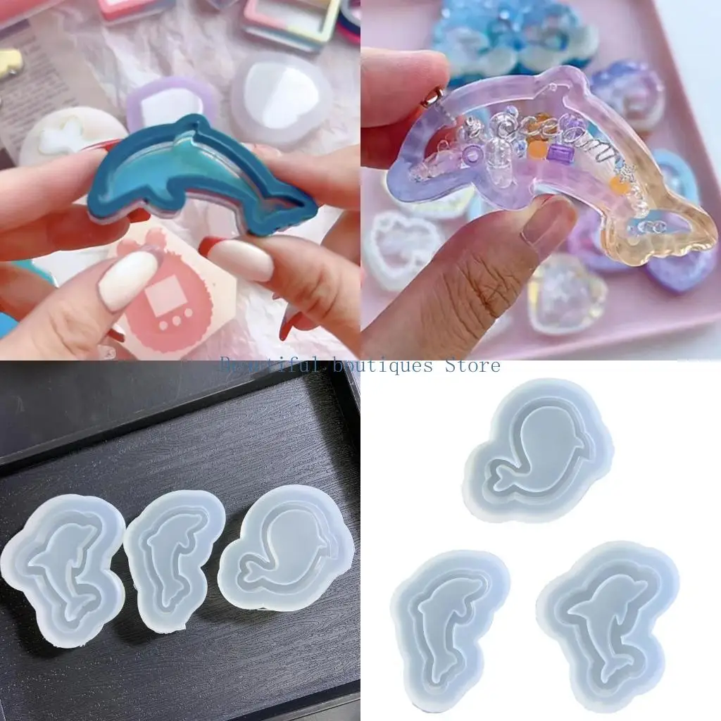 

U4lf Dolphin Resin Shaker плесень, силиконовая плесень плесени плесени шейкер