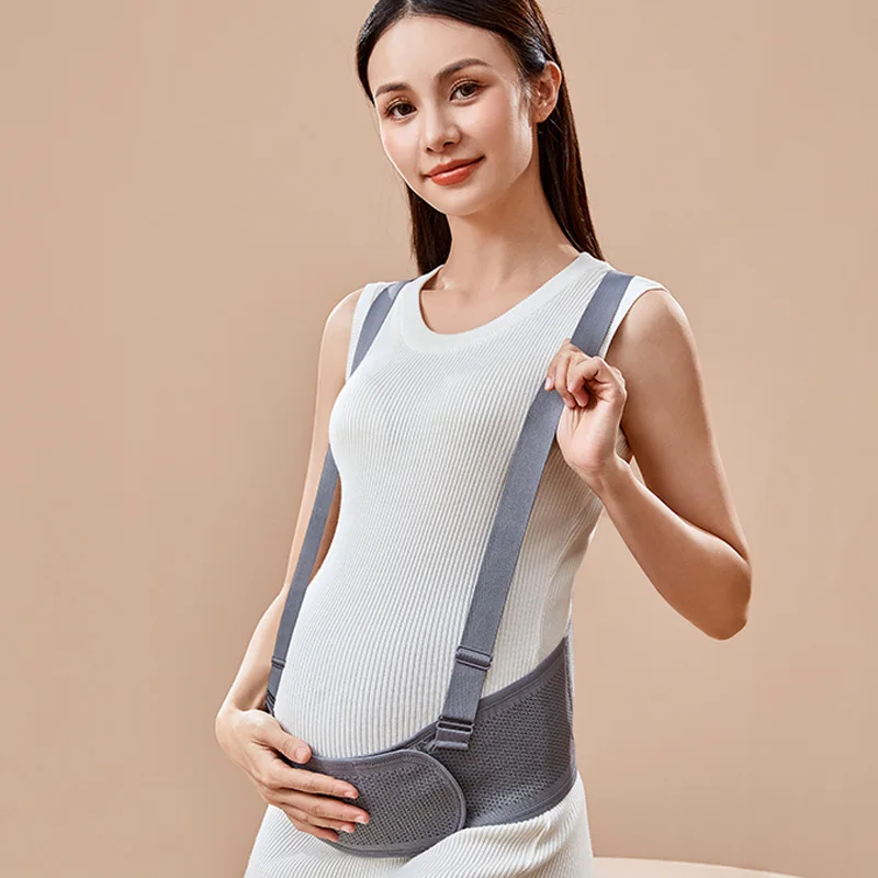 Soft Elastic Shoulder Strap Pregnant Women Belly Belt,Mid Pregnancy Drag Abdominal Waist Belt,Late Pregnancy Belly Support Belts