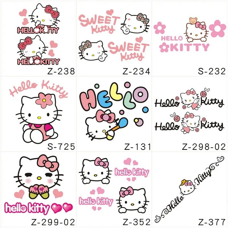 

Hello Kitty Car Sticker Scratch Covering Cute Cartoon Creative Personality Car Body Lamp Eyebrow Door Decoration Wholesale