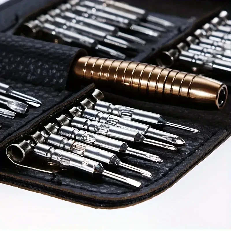 1 Set Precision Screwdriver Set 25 In 1 Repair Tool Kit Small Screwdriver Set Star/Y-type/Flat-blade/Triangle Screwdrivers F