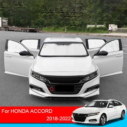 For Honda ACCORD 2018-2022 Car Sunshades UV Protection Cover Window Curtain Sun Shade Visor Front Windshield Car Accessories