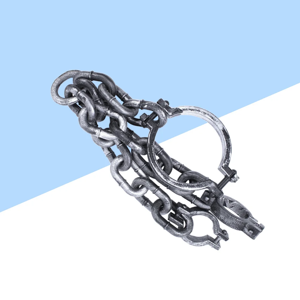 

Costume Chain Prop Plastic Handcuff For Halloween Party Halloween Prop Role Play Stage Performance Accessory