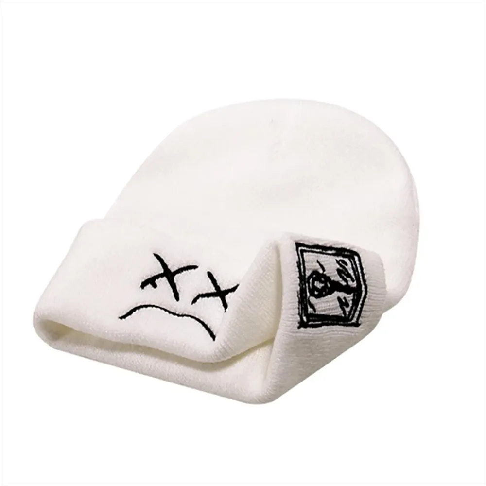 Gorro de punto con rotación de alta calidad, gorro tejido de fibra acrílica estilo Hip-hop, gorro de lana cálido - imagen 2