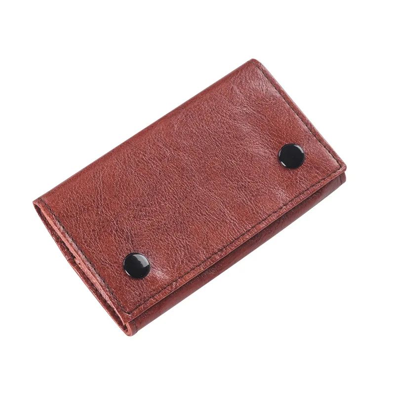 PU Leather Pocket Tobacco Pouch, Zipper Buckle Case Bag, Pipe Cigarette Holder, Smoking Rolling Paper, Smoking Accessories, 1Pc