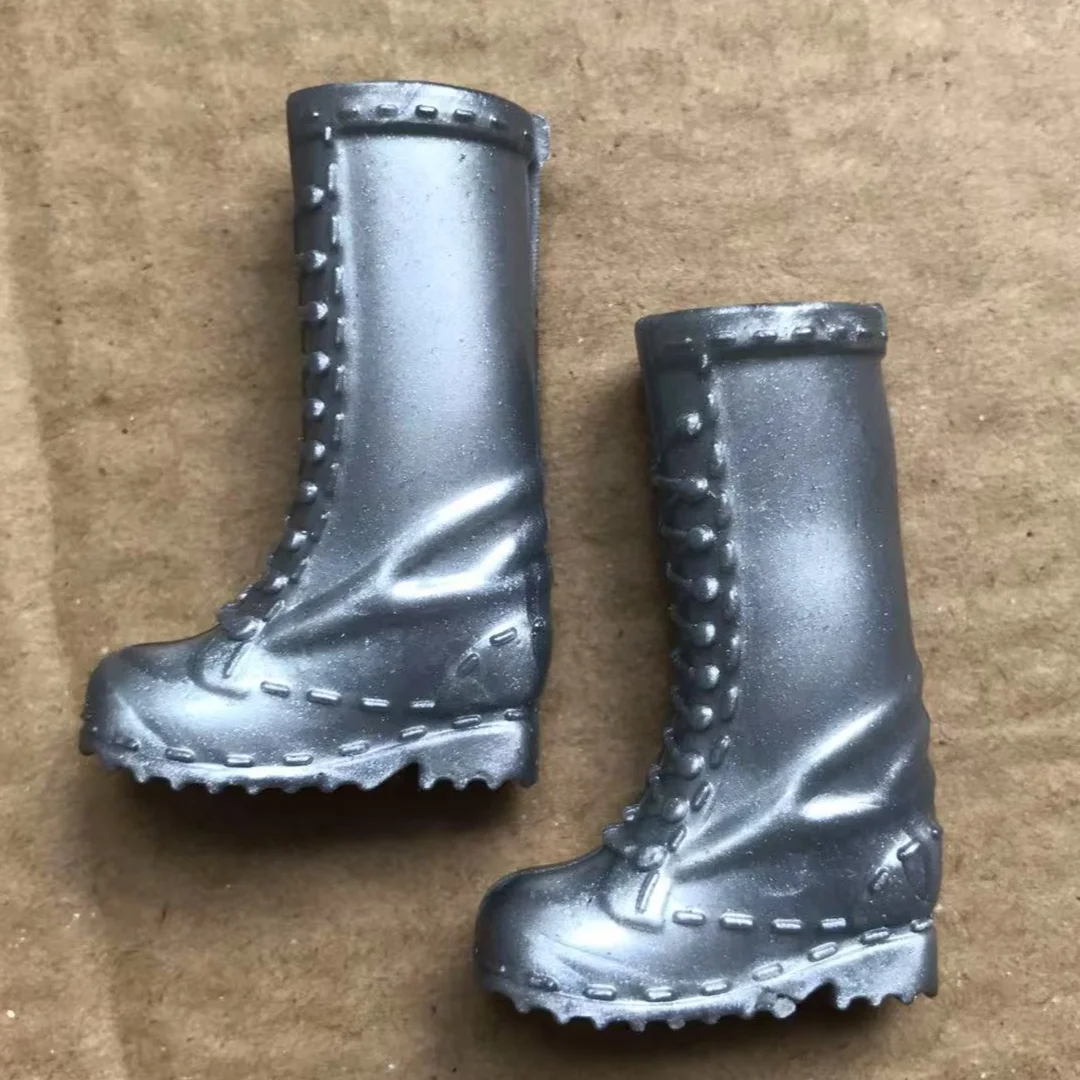 Zapatos de muñeca para mujer, botas, piezas de DIY para muñecas, accesorios coloridos, decoraciones, 3 par/lote, botas para muñecas, 1/6