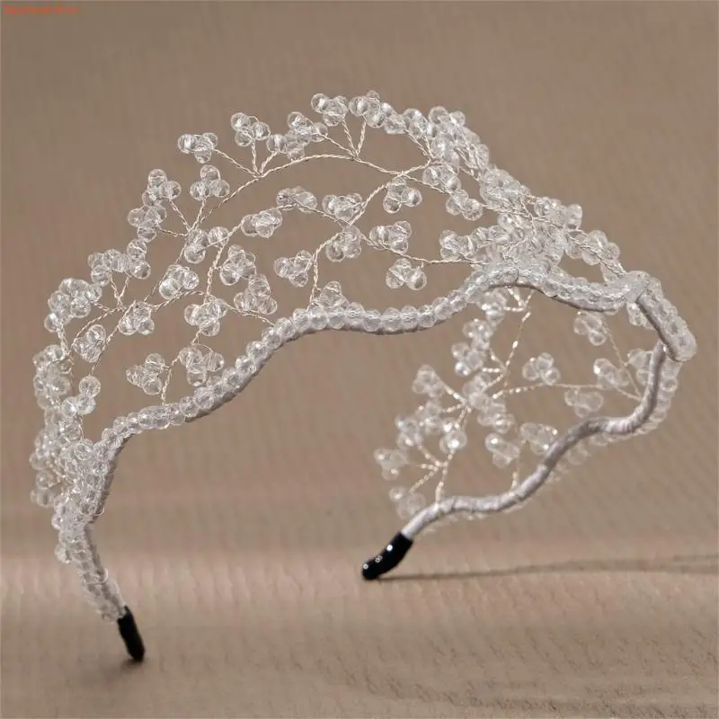 

Fashion Bridal Hairbands Photo Props Braided Headbands Party Headpiece Simple Headbands for Music Festivals Q5WE