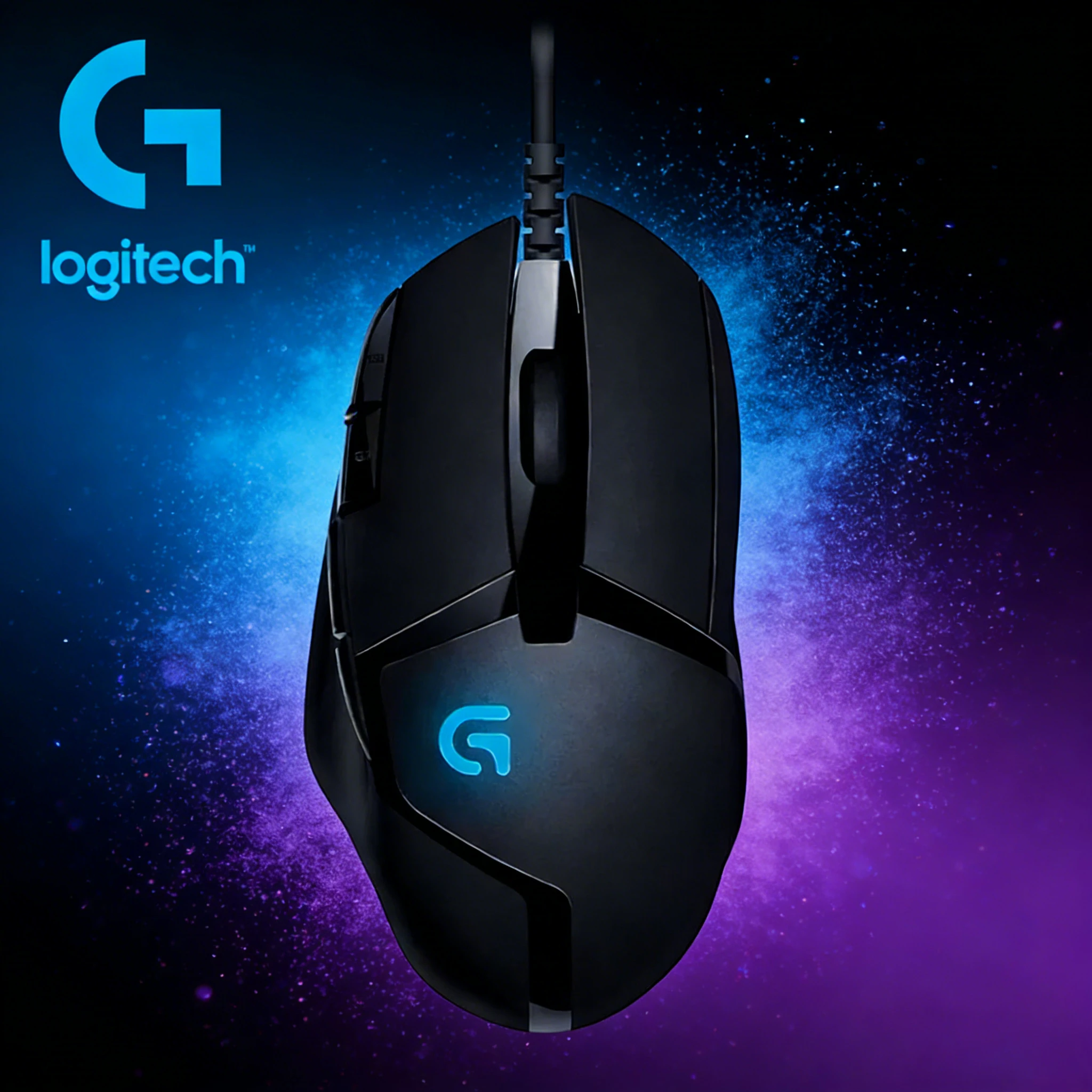 Ratón de juego con cable Logitech G402 para ordenadores de sobremesa y portátiles, dispositivo dedicado a juegos FPS