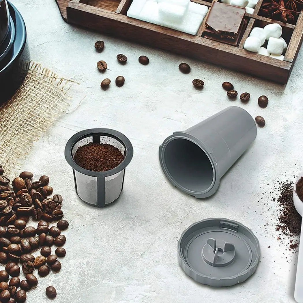 再利用可能なコーヒーフィルターセット、詰め替え可能なコーヒーポッド、keurig、my k-cup、b30、b40、b50、b60、b70に適合