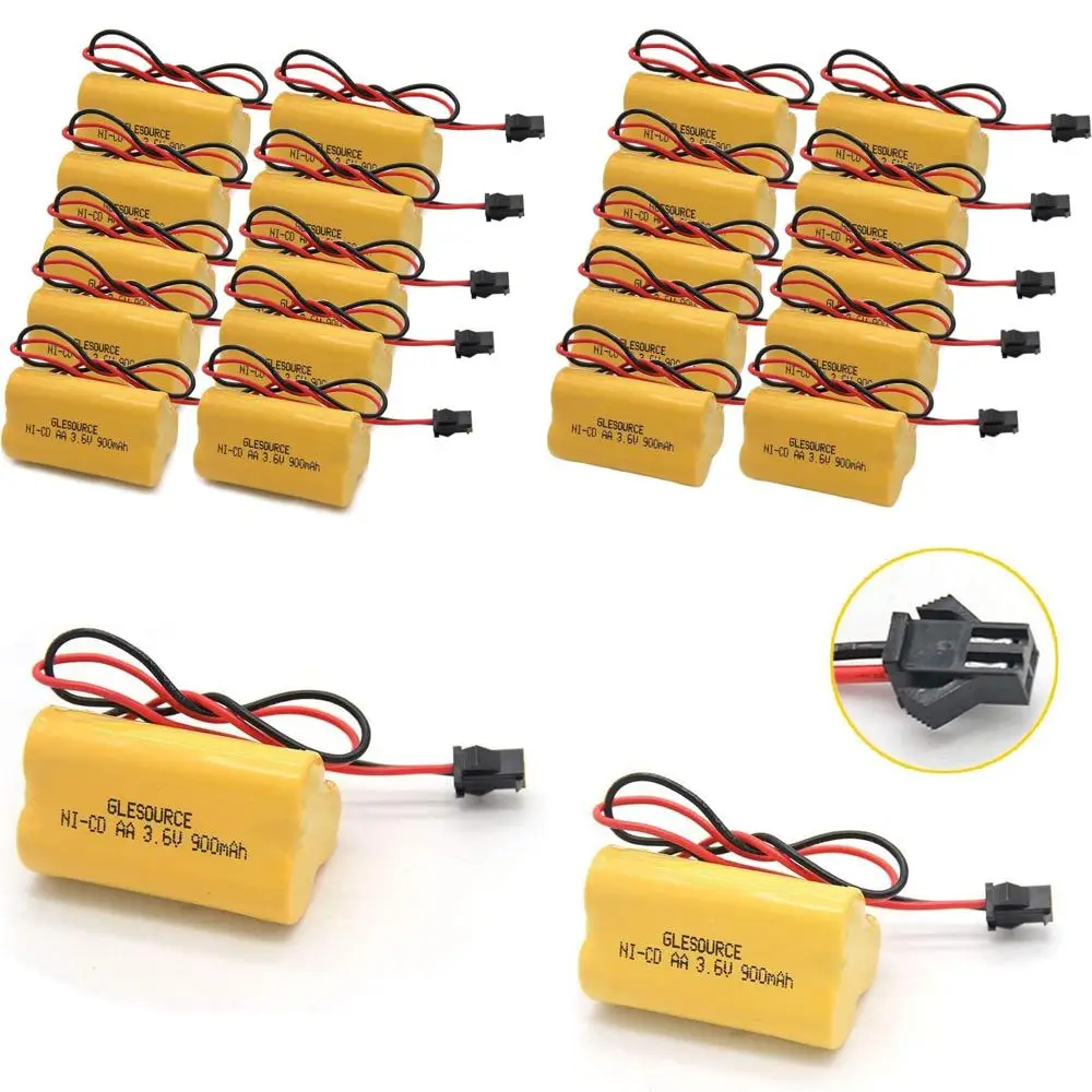 

3.6V 900mAh Emergency Exit Light Battery, Compatible with ELB-B001, EU2C, M6, and Interstate ANIC1566 (10 Pack)