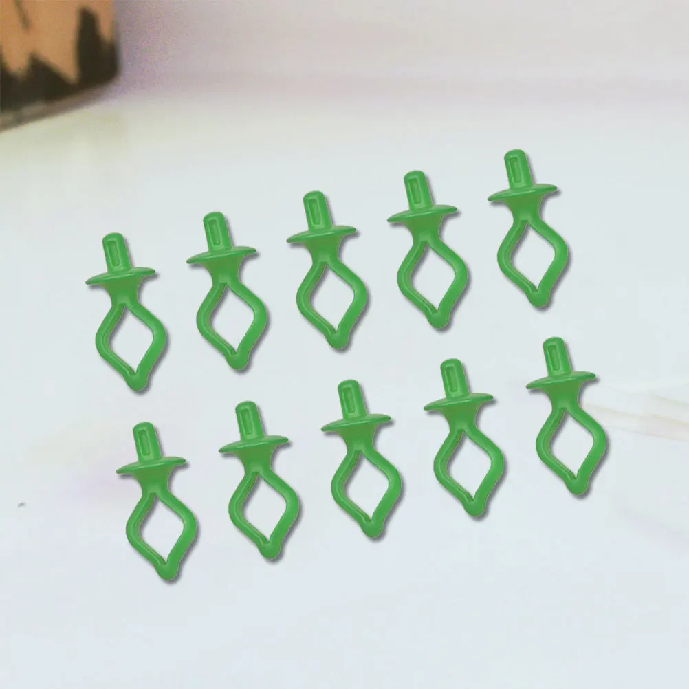 

10pcs Silicone Bobbin Clips Thread Roller Fixed Wrapped Clamp Sewing Machine Bobbin Thread Tool Accessories (Green)