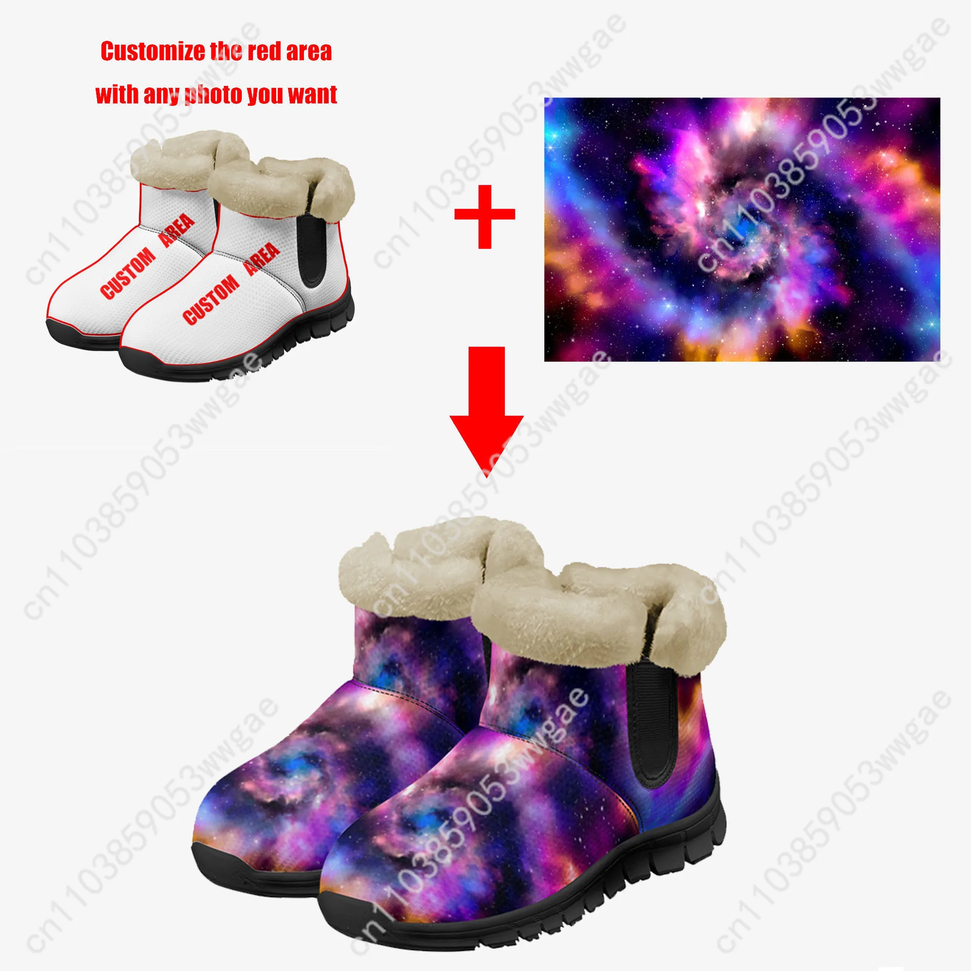 Wuthering Waves Snow Boot Warm Boot Mens Womens Teenagers Shoes High Quality Lightweight Couple Sneakers Tailor-made Sport Shoes