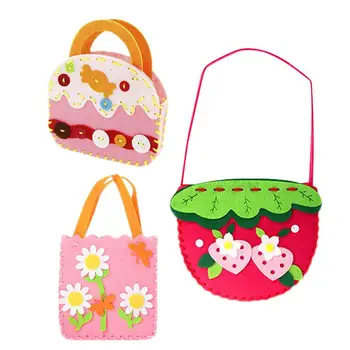 바느질 가방 키트 지갑 가방, 수공예 핸드백, 재미있는 예술 프로젝트, 초보자 친화적 바느질, 나만의 핸드백 파우치