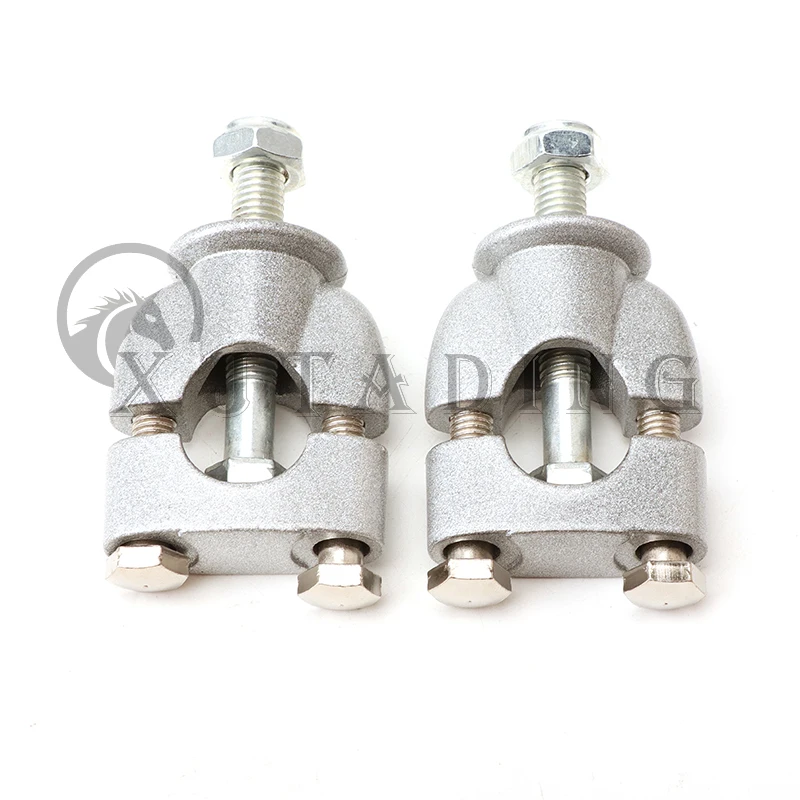 1 Pair Motorcycle 7/8' 22mm Handle Bar Riser Handlebar Clamp Back Move Mount Adapter Motorbike Handlebar Universal Accessories