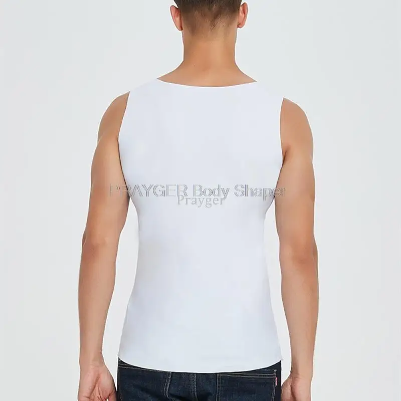 Men Muscle Vest Male Bodybuilding Tank Tops Removable Inserts Tummy Padded Underwear Body Shaper