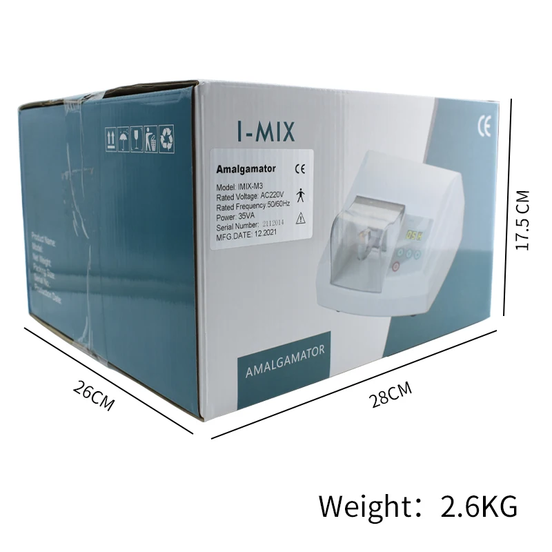 

Dental Lab Equipment Digital Noiseless Amalgama Mixer Dental Alloy Aluminium Amalgamator with Metal Chuck