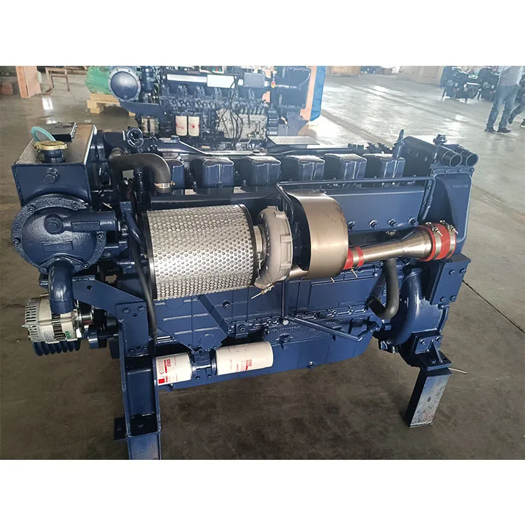 High Speed Safe and Durable Remanufactured  Weichai WP13 Series Marine disel Engine 550HP  with Transmission Propeller