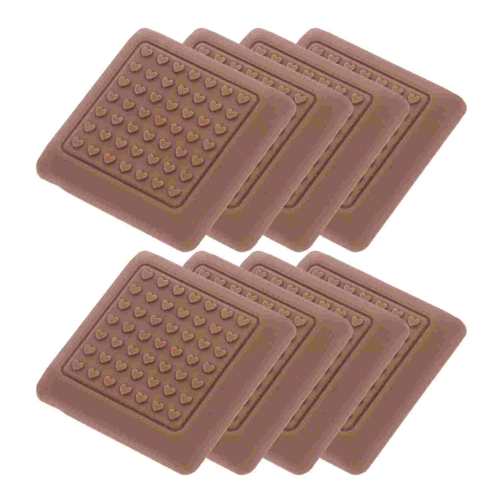 8pcs 가구 프로텍터 접착 의자 패드 책상 피트 패드 나무 바닥 프로텍터 의자 피트 교체 패드 의자 액세서리