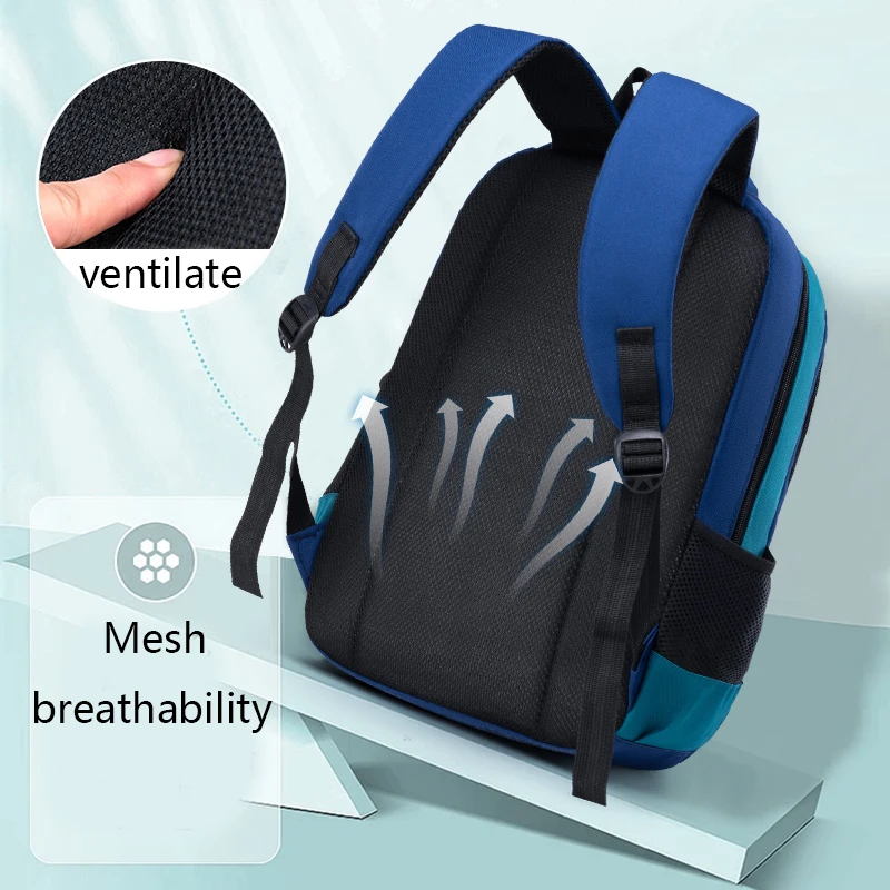Kid Shoulder's Bag Green Waterproof Backpack Boys School Bag Teen Backpack Large Capacity Children Bag Travel