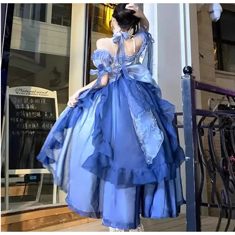 Abito Lolita Splendido set da principessa con coda soffice per l'industria pesante in stile straniero 2025