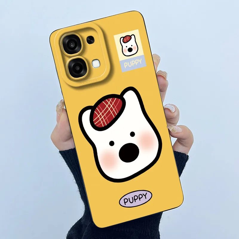 حافظة لهاتف اوبو A6 برو لطيف الباندا الحلو الفتيات القطط سيليكون غطاء حماية ناعم لهاتف اوبو A6 برو A6Pro 4G 5G 2025 غلاف ممتص الصدمات #6