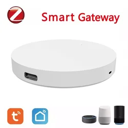 Gateway Tuya ZigBee 3.0 Bluetooth Smart home Gateway Wireless Tuya funziona per sensore di movimento del sensore della porta per Alexa Google Assistant