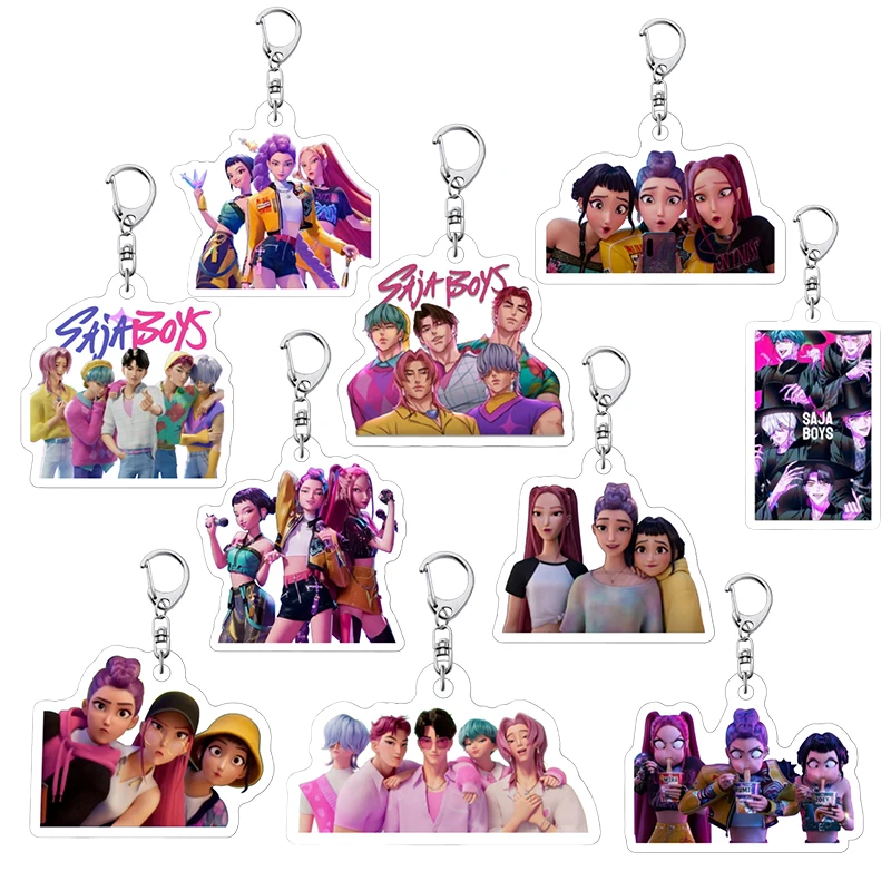 Kpop شيطان الصيادين ورقة حقائب للهدايا الفتيات هنتركس حفلة عيد ميلاد كيس الحلوى Kpop هنتركس فيلم أرقام مهرجان هدية التعبئة والتغليف حقيبة