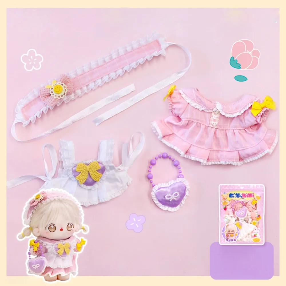 New Elegant 15-20cm Doll Clothes DIY Cute Girl Toy Gift Pretty Casual Doll Accessories Changing Dressing Game