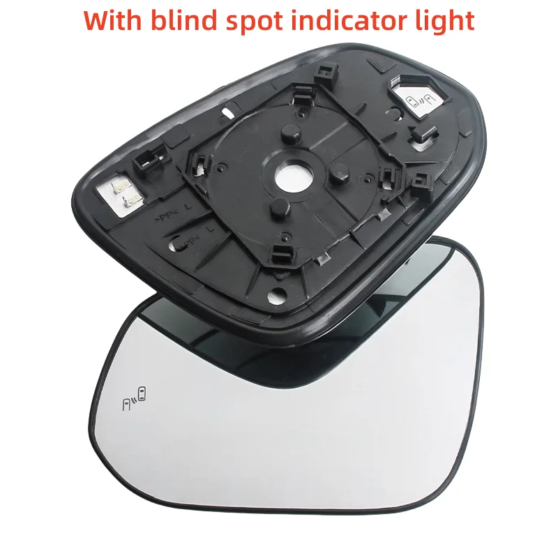 Heating with Blind Spot Light Pattern for Toyota Wildlander Harrier Venza 2020-2024 Mirror Lens Rearview Reflective Lenses Glass