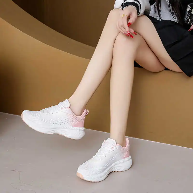 

Platform Height Increasing Summer Sneakers For Teenager Running Orange Boots Woman High Quality Basketball Shoes Sports