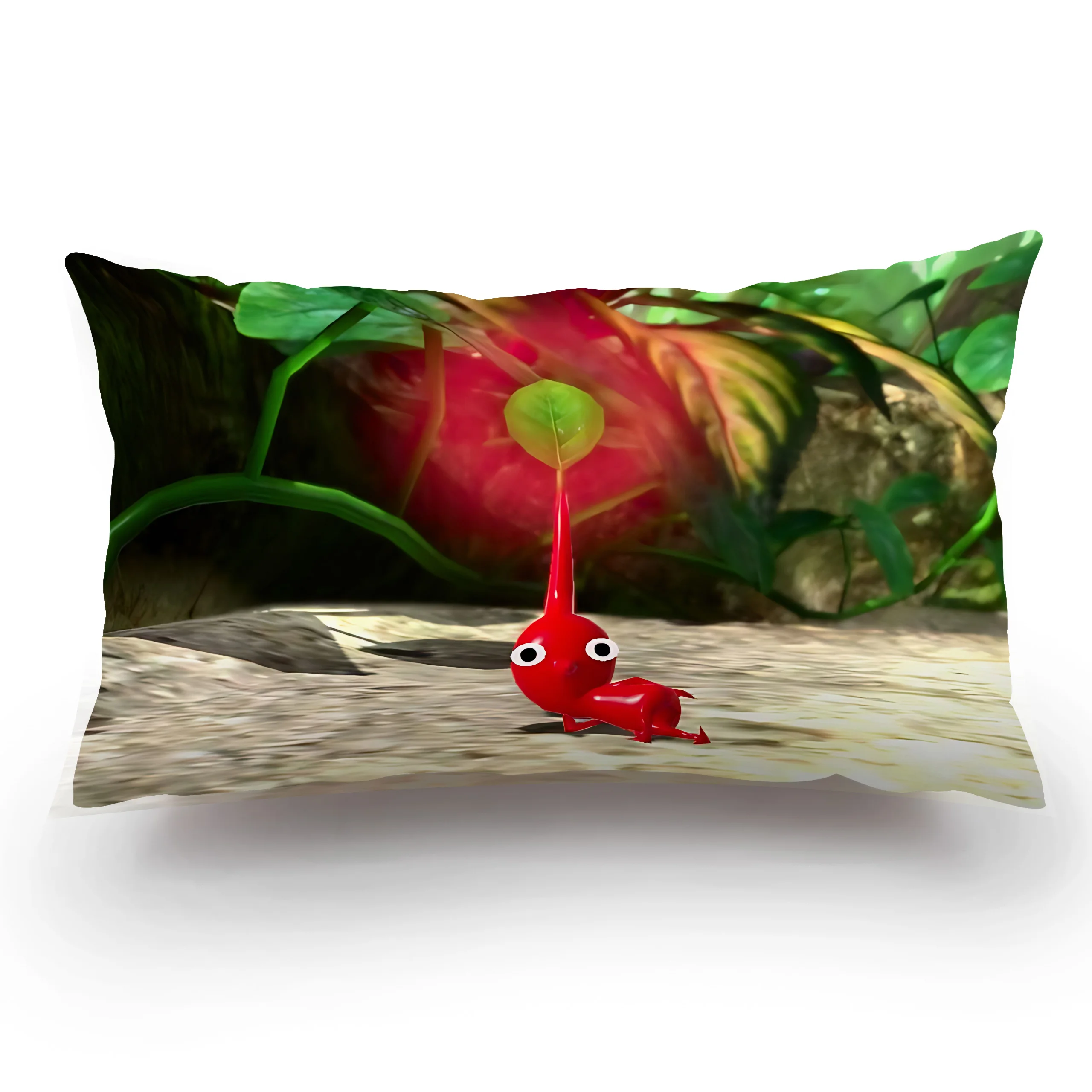 Double-sided Printing Rectangle Pillow Anime P-PikminS Case Bedside Pillowcase Sofa Cushion Cover Room Home Decoration