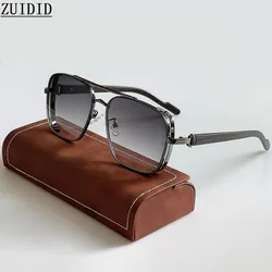 2023 Sunglasses For Men Square Sunglasses Women Trendy Luxe Vintage Fashion Glasses Retro Steampunk Shades Gafas De Sol Hombre