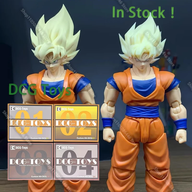 

В наличии оригинальные игрушки DCG SSJ Son Goku Heads Sculpt Kit DCG001 DCG002 DCG003 DCG004 Dragon Ball Z SHF Super Saiyan Anime Toys