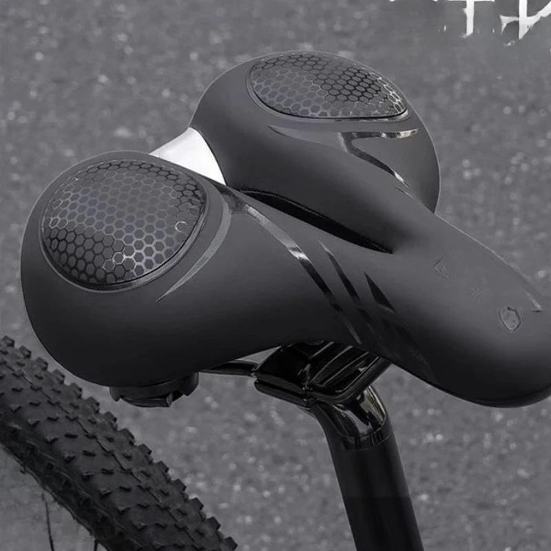 Bicycle seat cushion cover, bicycle riding silicone thickened, ultra-soft mountain road seat cushion