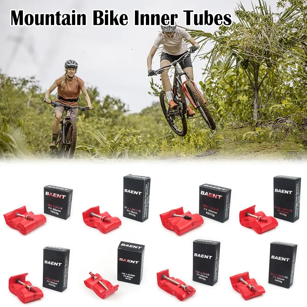 Baent TPU Ultralight Bicycle Inner Tube 29 Inch Mountain Bike Tire 27.5 26 Inch 48 Mm French Valve 1.26-1.75 1.9-2.7 Bike Parts