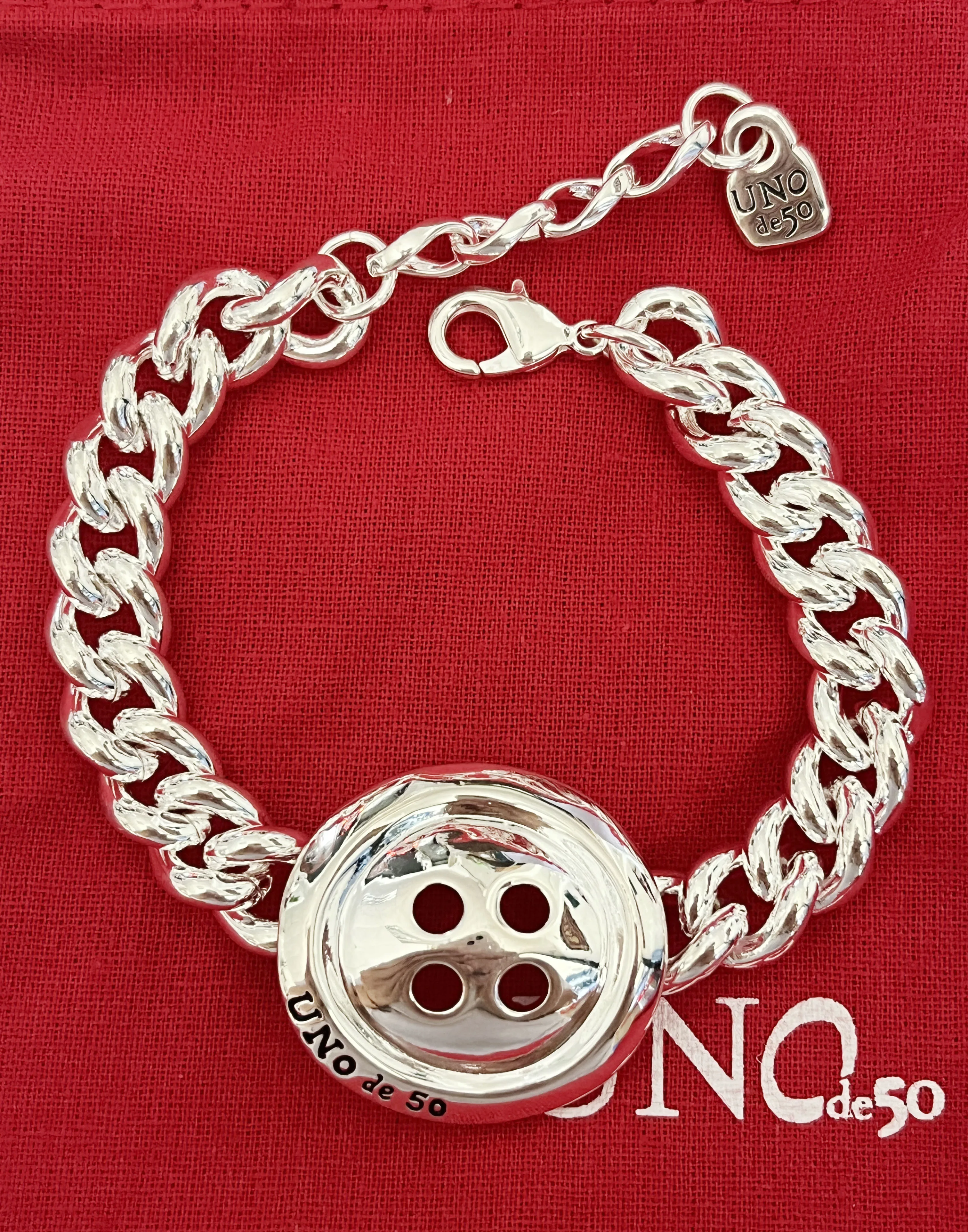 

2024 UNO 50 Popular 925 Niche Design String Silver Bracelet For Valentine's Day 520 Romantic Jewelry Gifts