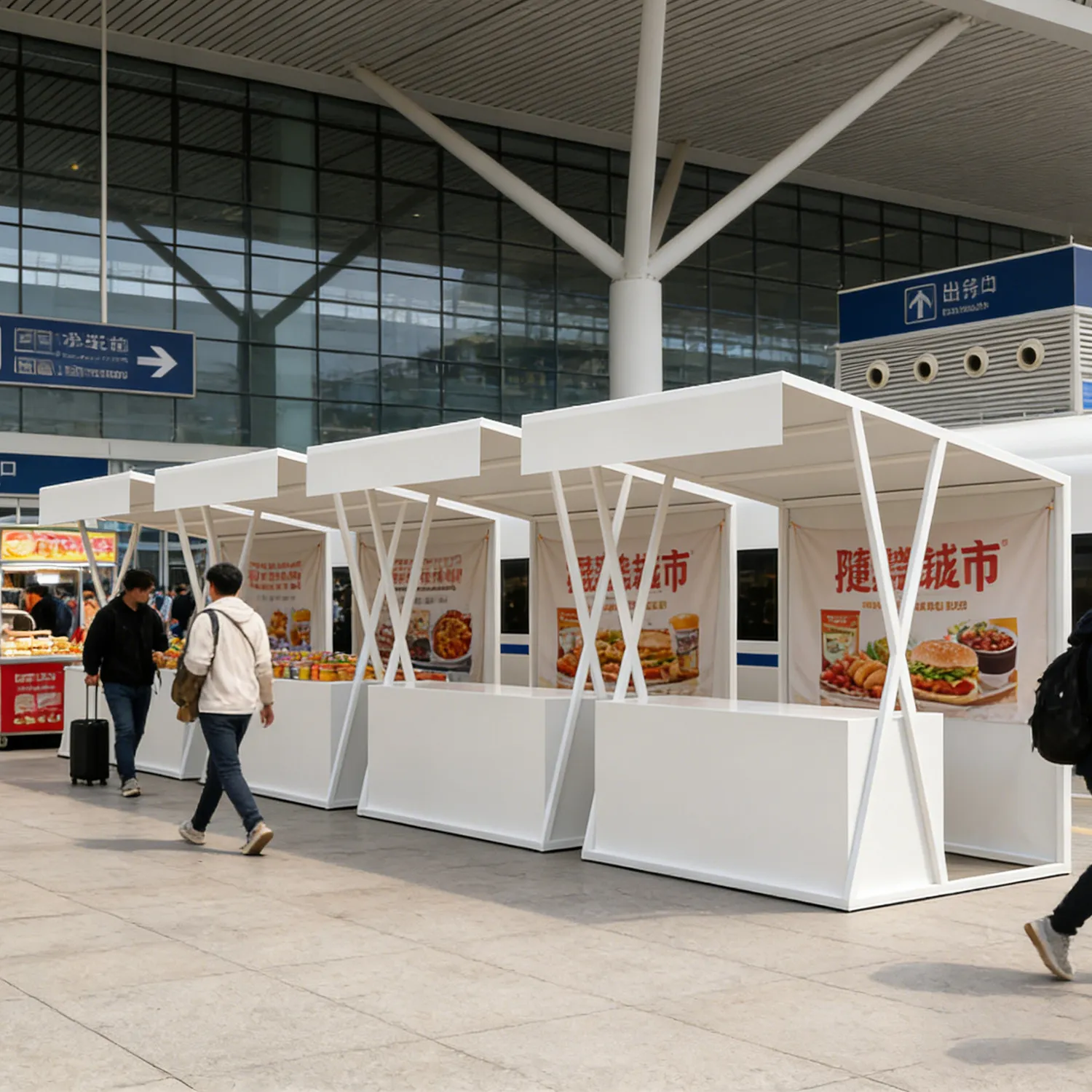 Night market promotion and sale of floats, outdoor sheds, stalls, display stands, market tents, market stalls, awnings