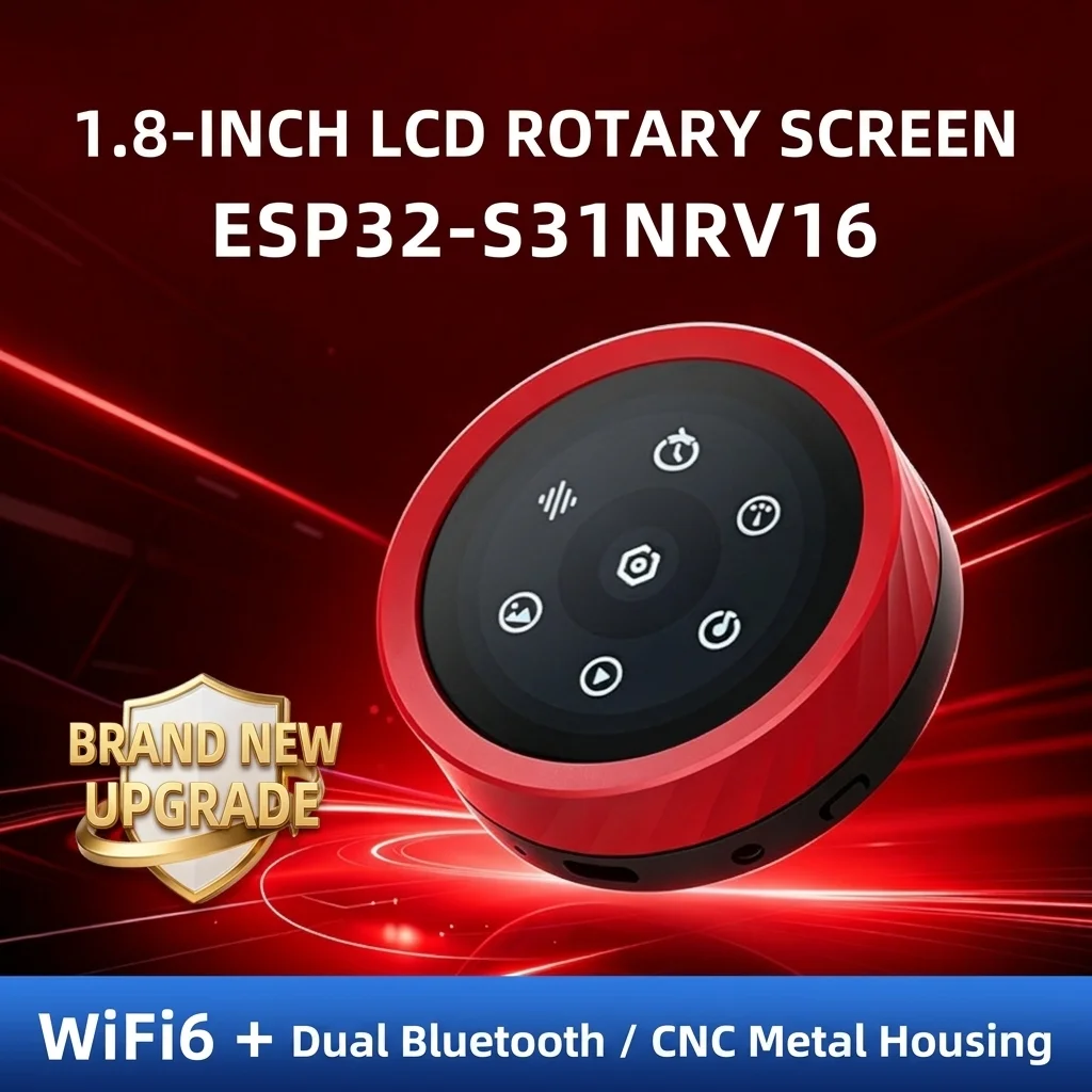 ESP32-S31 1.8-Inch Knob Screen Capacitive Touch IPS Display