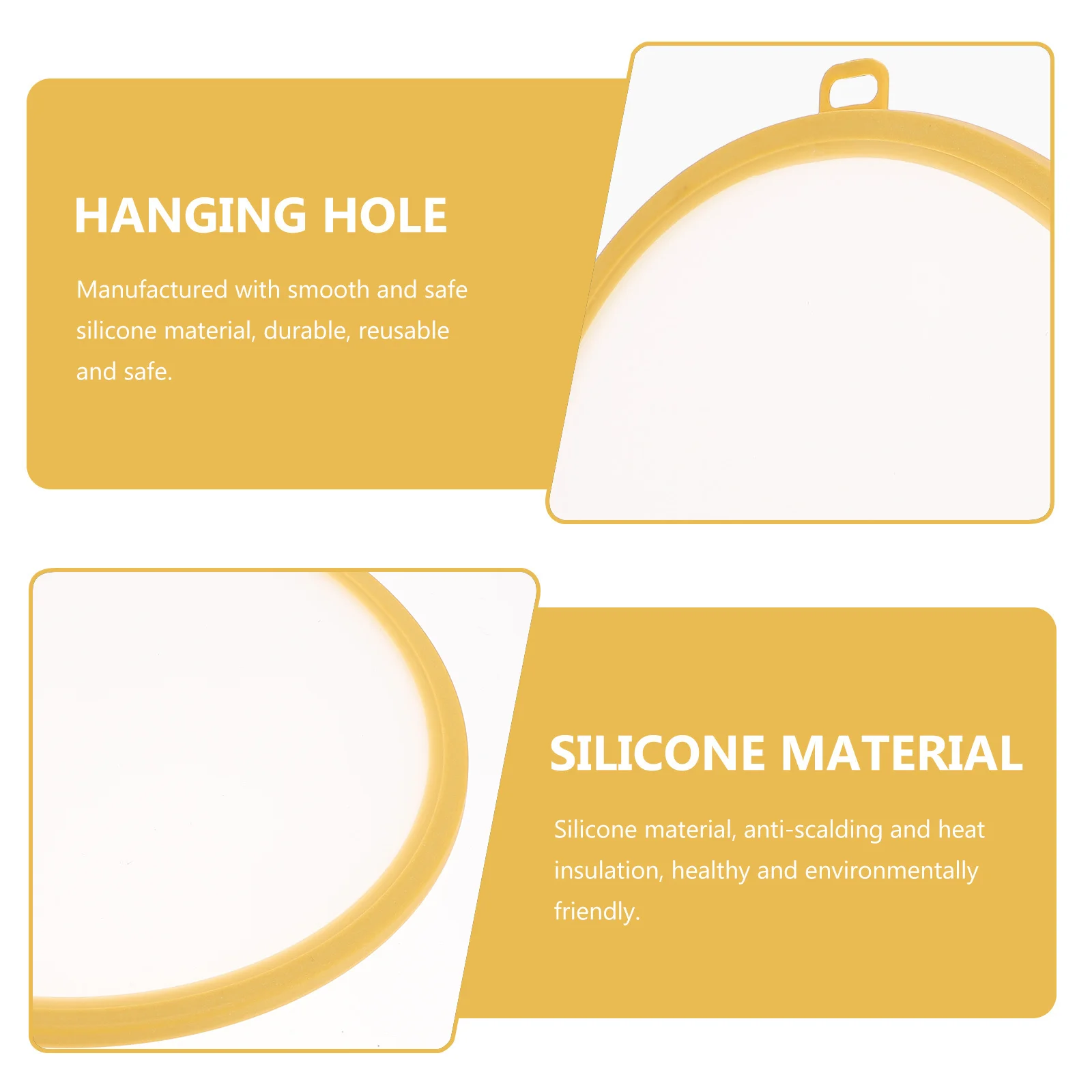 

Silicone Lid Flexible Pot Cover Sealing Fresh-Keeping Kitchen Supply Anti-Scalding Heat Insulation Reusable Airtight Leak-Proof