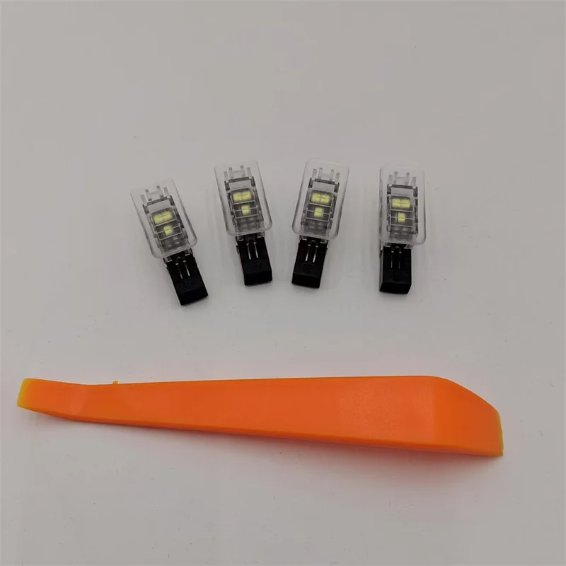 3-smd سيارة الداخلية LED Footwell ضوء القدم خطوة الفضاء ترقية ضوء لشركة فولكس فاجن جيتا ID.4 Tayron T-Roc Talagon TCross #2