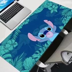 Stitch Large Gaming Accessories Mouse Pad Laptop Kawaii Gamer Desktop Keyboard Mat PC Anime Lock Edge Mousepad Desk Mat Carpet