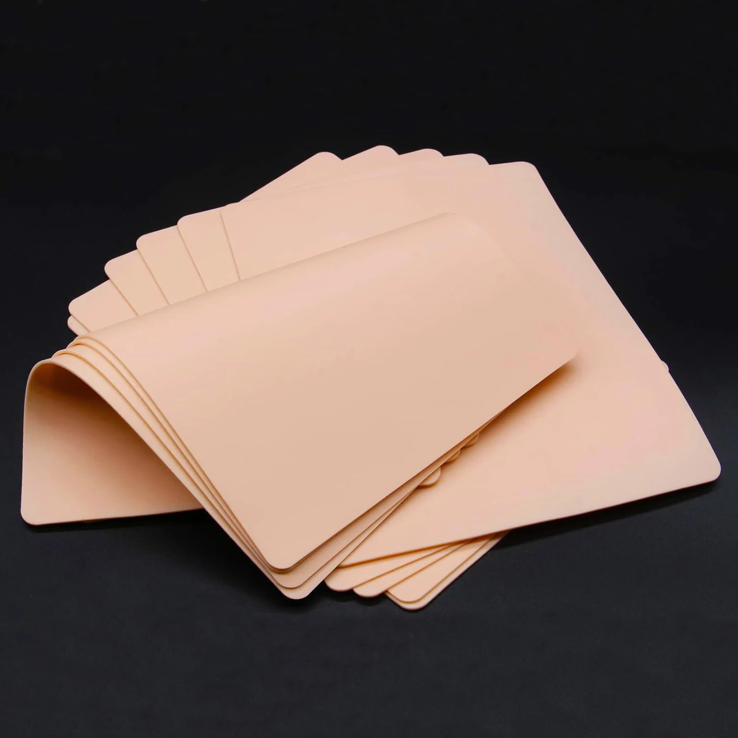 Tattoo Practice Skin Blank Fake Tattoo Skin Synthetic Leather for Permanent Makeup Tattoo Beginner Exercise Tool