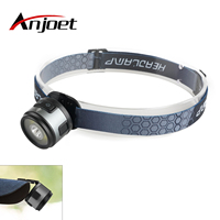 Anjoet Multi-Function Light LED Headlamp Portable USB C Rechargeable Light with Magnet Hook Cap Clip Outdoor Indoor Camping