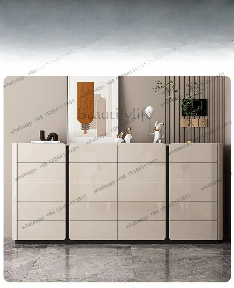 

D25Italian minimalist shoe cabinet household door entry living room door entrance entrance partition cabinet